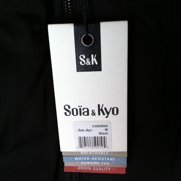 ❄️NWT Soia & Kyo down winter coat with fur at hood - Picture 9 of 16